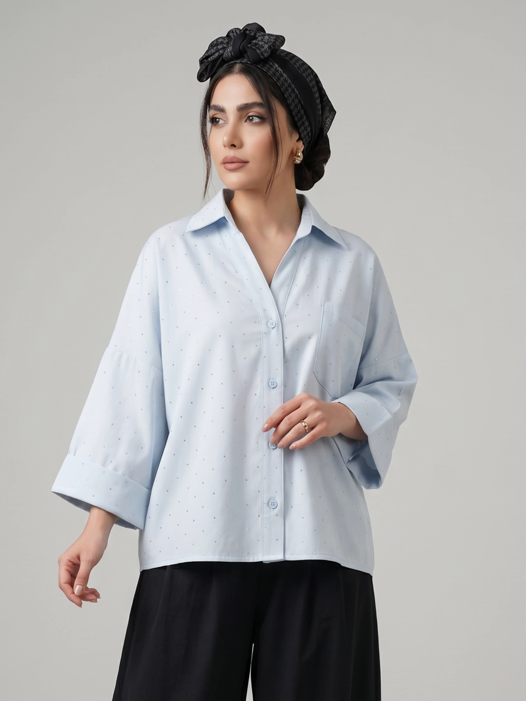 شومیز پری نگین دار زنانه 10566